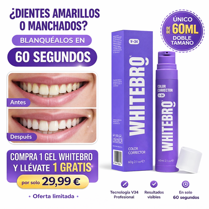 Blanqueador Dental V34 Whitebro – 60ml