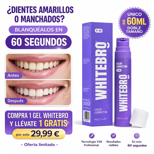 Blanqueador Dental V34 Whitebro – 60ml